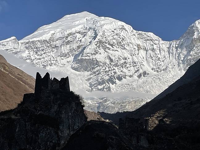 Best places to visit bhutan mount Chomolhari 600x450