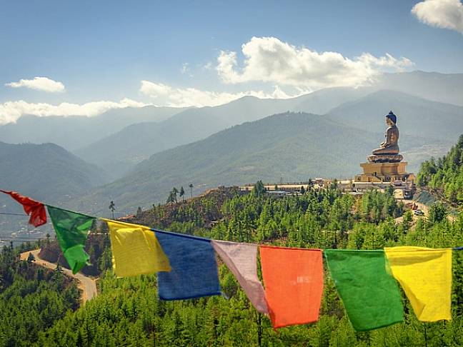 Best places to visit bhutan Thimphu giant Buddha statue 600x450