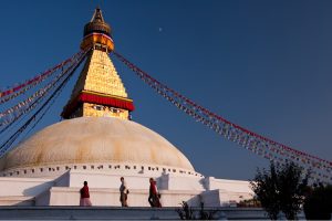 Boudhanath in Kathmandu, Nepal. Image by A Harrison