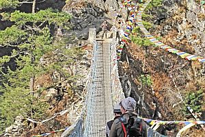 On trek to Namche Bazaar. Image by S Butler