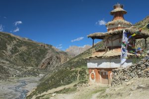 Chorten near Shey