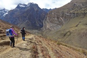 Trek to Gang Yul village. Image by C Hiles