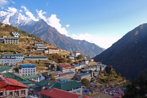 Namche Bazaar. Image by L Walker