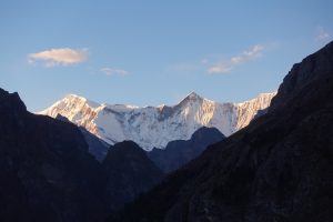 Sunrise on the Annapurna Mountains