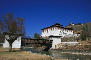 Paro Chuu River and Paro Dzong, sightseeing in the Paro Valley