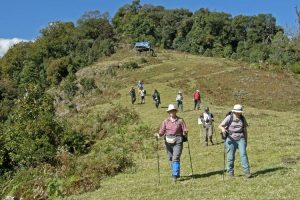 Descending to Khaine Lhakang. Image by G Hall