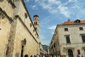 Walking around the historic city of Dubrovnik