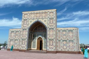 Exterior of the Ulugbeck Astrological Museum, Samarkand. Image by L Deniff