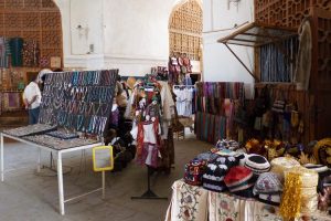 Shopping inside Bukhara Bazaar. Image by A Palmer