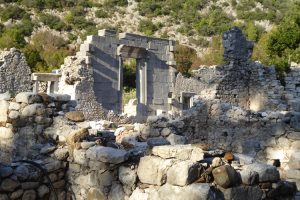 Ruins seen on the walk from Adrasan to Olympos