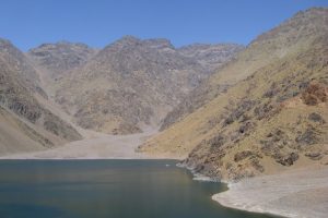 Lac D'fini, looking west towards the next climb. Image by A Nutall