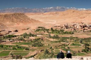 Looking down on Ait Bennhadou village