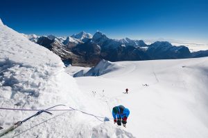 Climbing Mera Peak