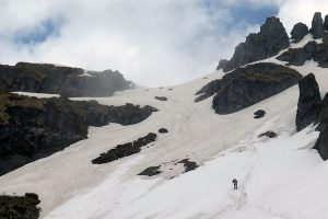 Trekking towards the Shipton La. Image by N Morgan