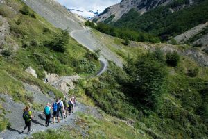 On trek to the base of Los Torres