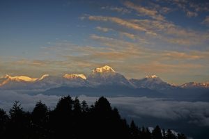 Sunrise from Poon Hill. Image by T Mason