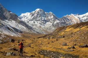 On trek to Annapurna Base Camp