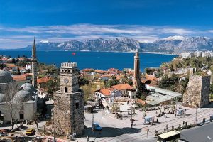 View of Antalya Old Town, Cappadocia.