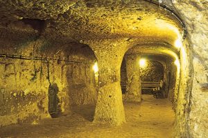 Wandering through the Underground City of Kaymakli