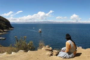 Looking out across the lake. Image by K Mason