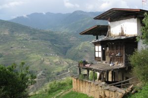 Typical Bhutanese house