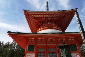 Mount Koya monastery. Image by H Gray