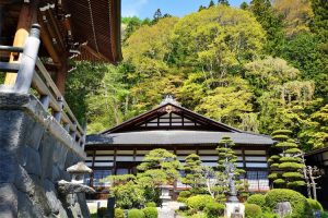 Traditional Japanese building in the small town of Narai. Image by H Gray