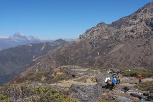 Trek to Lakeside Campsite. Image by Mr & Mrs Campbell