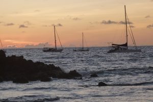 Glorious Easter Island sunset