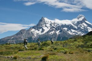 Walking in Torres del Paine National Park