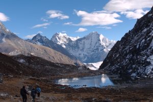 First Gokyo Lake. Image by  L Walker