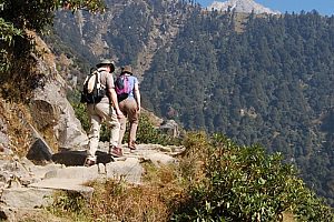 On trek to Triund. Image by M Doyle