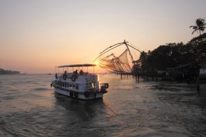 Gentle walking wildlife kerala sunset cruise Cochin