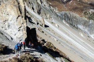 Trekking Pass to Tilicho Lake. Image by A Harrison