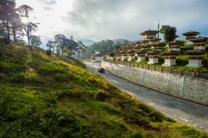 Crossing the Dochu La Pass