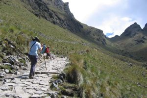 On trek to Dead Woman's Pass