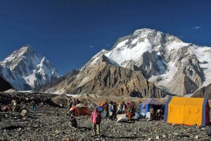 View of Broad Peak from Concordia