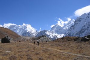 Trek to Pangpema. Image by G Marshall