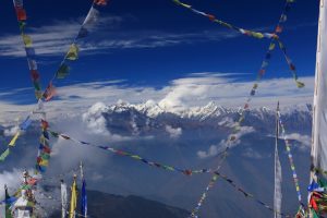 Panoramic mountain views on Langtang trek. Image by D Airston