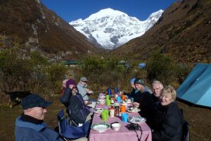 Breakfast at Lingshi. Image by H Cashdan