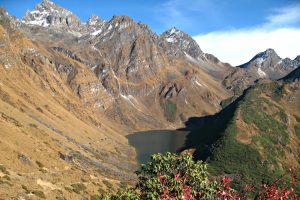 Valley views on the Lunana Snowman trek