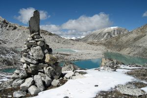 Gophu La and Tshorim Lakes. Image by N Sloman