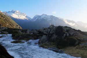 Barun River on trek near Dobate. Image by N Morgan