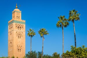 The impressive Koutoubia Mosque, Marrakesh