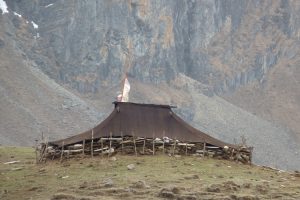 Yak hair tent