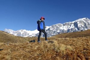 Acclimatisation walk before beginning the trek