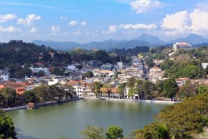 View of the lake at Kandy