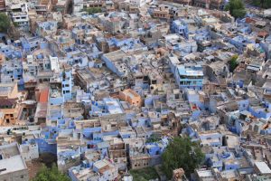 Looking down on Jodhpur town