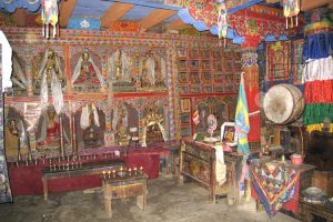 Inside Shey Gompa