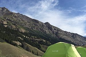 Tents at At-Jailoo Camp